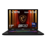 Portátil Msi Crosshair 17 Hx Ai D2xwgkg-064xesnn 17" Intel Core Ultra 9 275hx 32gb 1tb Ssd Rtx 5070