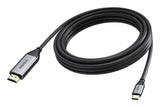 Cable Usb C A Hdmi De 5 M 4k A 60 Hz Conectores Chapados En Oro Usb C 3.2 (M) A Hdmi (M) Diámetro Exterior 4.5 Mm 18 Gbps 32 Awg Cobre Coaxial Negro