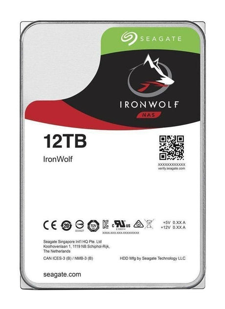 EAN 0763649121757 - Seagate NAS HDD IronWolf disco duro interno 12 TB 7200 RPM 256 MB 3.5" Serial ATA III imagen 1