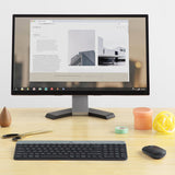 Logitech Mk470, Estándar, Rf Inalámbrico, Qwerty, Grafito, Ratón Incluido