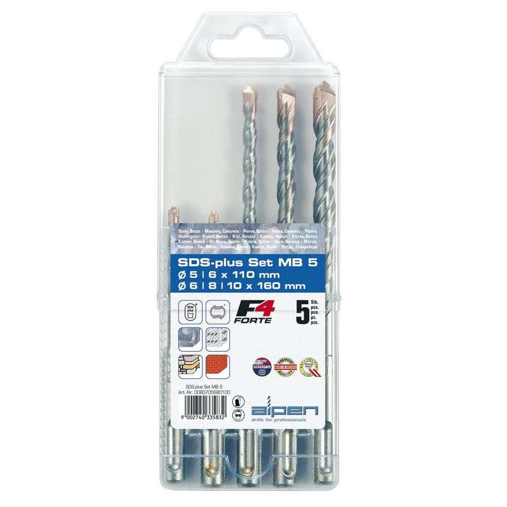 Alpen Sds+ F4 Mb5 5-6x110/6-8-10 X160