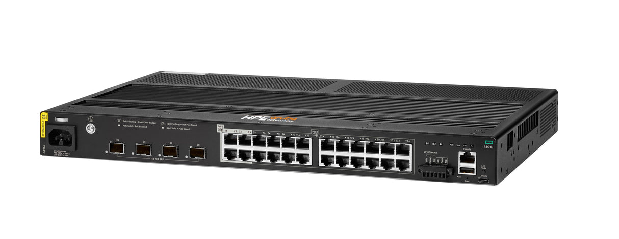 EAN 190017486888 - HPE Aruba Networking CX 4100i 24p 1GbE 20p Class4 POE and 4p Class6 PoE 4p SFP+ Switch imagen 2
