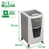 EAN 4002432124121 - Leitz 80150000 triturador de papel Corte cruzado 55 dB 22 cm Gris, Blanco imagen 15