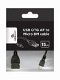 EAN 8716309085670 - Gembird USB A - Micro-USB B, 0.15m cable USB USB 2.0 0,15 m Negro imagen 1