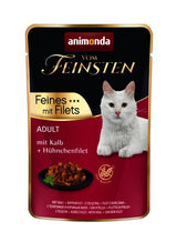 Comida Húmeda Para Gatos Animonda Vom Feinsten Ternera  85 G