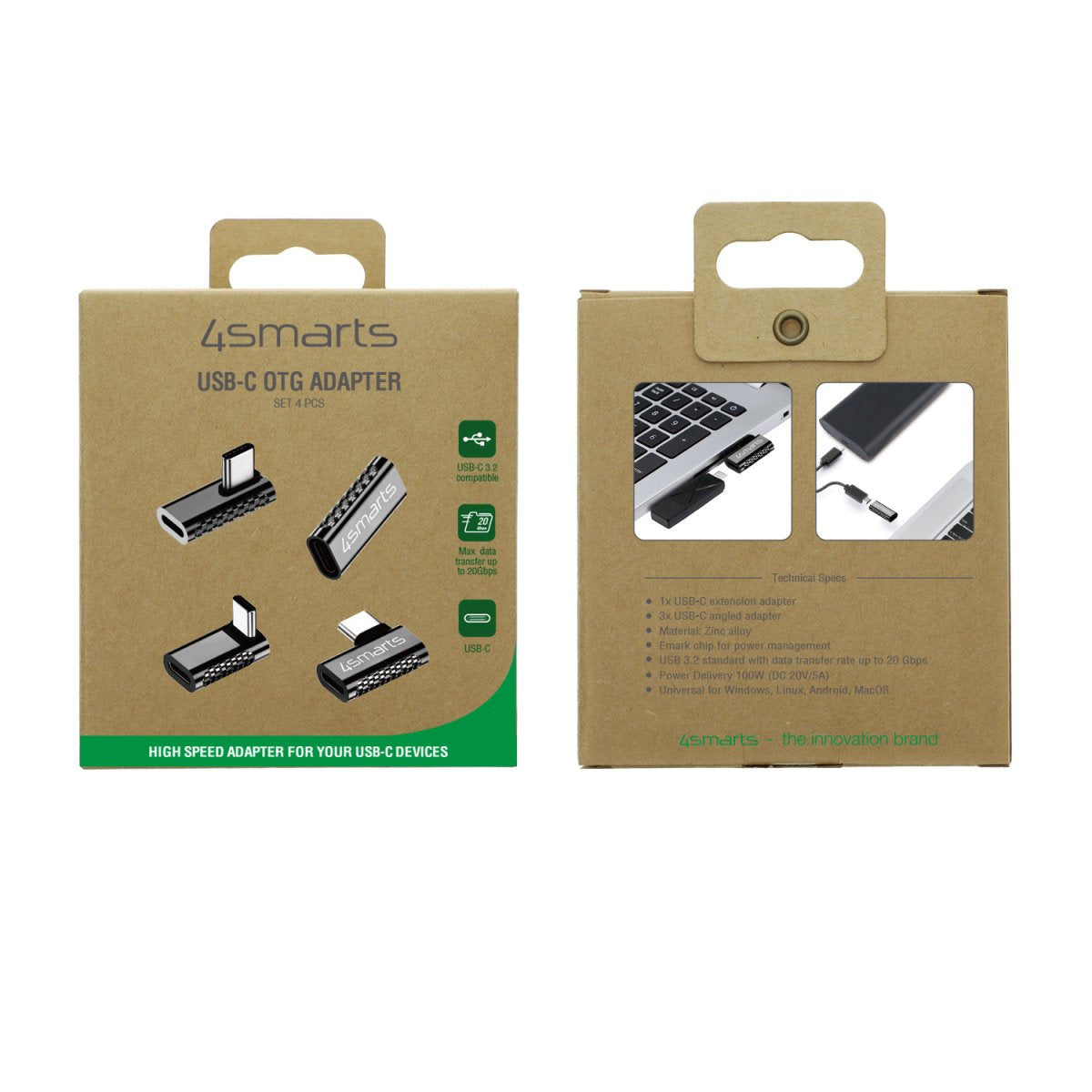 EAN 4252011905737 - 4smarts 540464 cambiador de género para cable USB-C Plata imagen 6