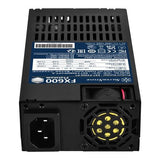 Fuente De Alimentación Para  Silverstone Sst-Fx600-Pt Negra, 2x Pcie, 600 Vatios Sst-Fx600-Pt