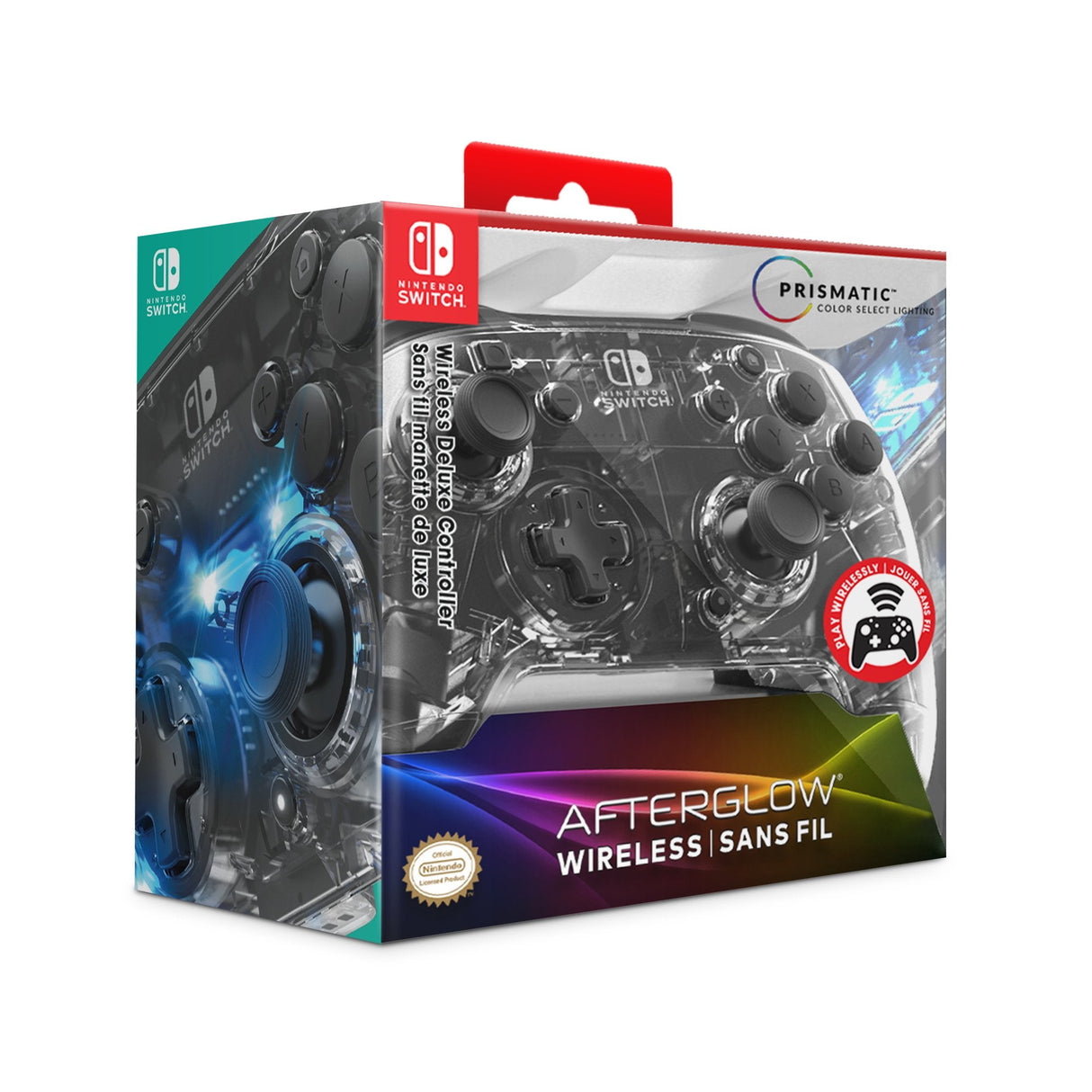 Pdp Nintendo Switch Controller Wireless Durchsichtig