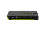 EAN 0878742003708 - LevelOne KVM-0422 interruptor KVM Negro, Verde imagen 4