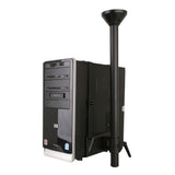 Techly Pc Holder For Desk Side Board Or Wall Mount Or Under Desk