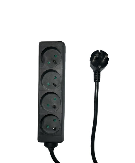EAN 5715063551158 - Microconnect MC-PS040150FRB base múltiple 1,5 m 4 salidas AC Interior Negro imagen 1