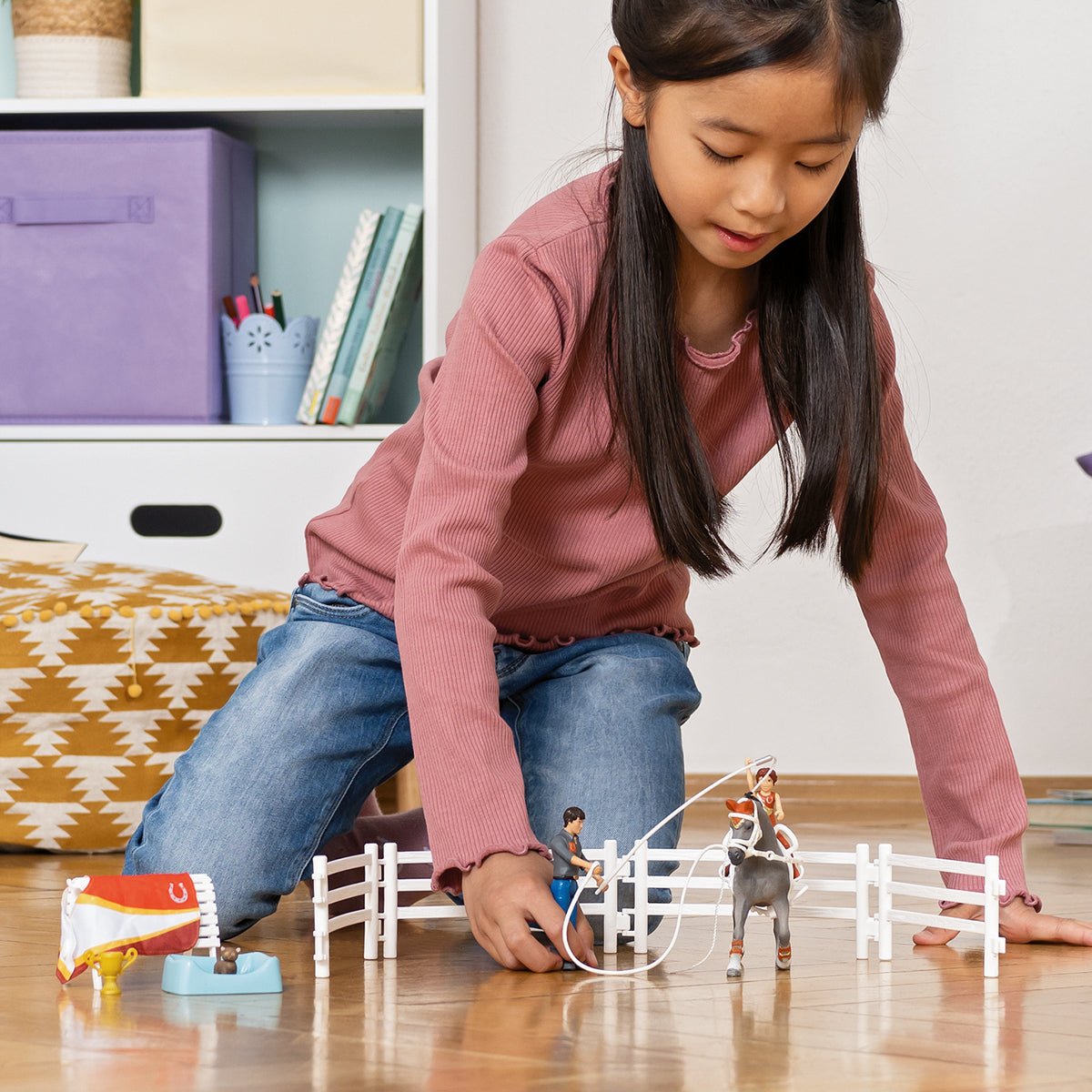 Schleich Horse Club MiaS Vaulting Riding Set