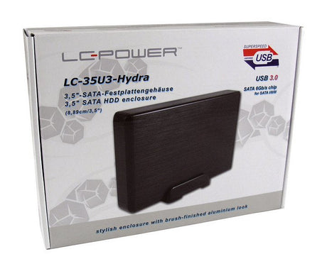 EAN 4260070126000 - LC-Power LC-35U3-HYDRA caja para disco duro externo Caja de disco duro (HDD) Negro 3.5" imagen 4