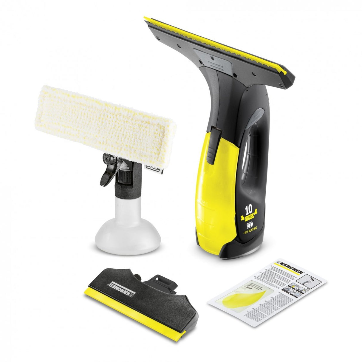 EAN 4054278331393 - Kärcher WV 2 limpiador eléctrico ventana 0,1 L Negro, Amarillo imagen 1