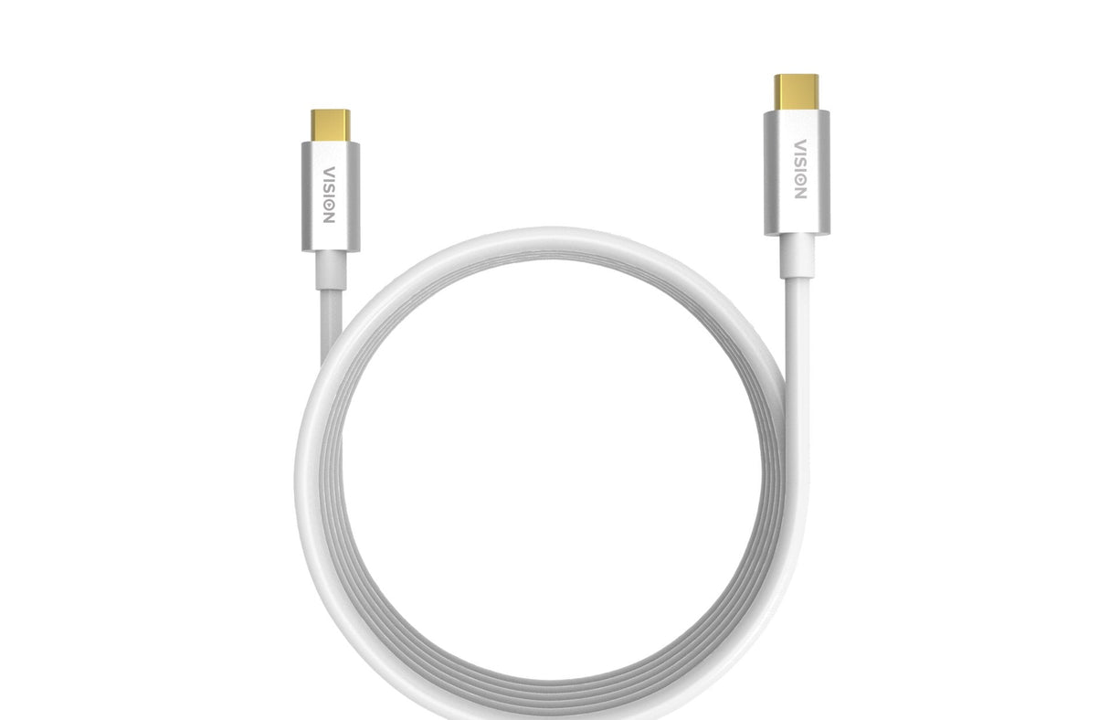 Vision Tc 4musbc Cable Usb 4 M Usb 3.2 Gen 2 (3.1 Gen 2) Usb C Blanco