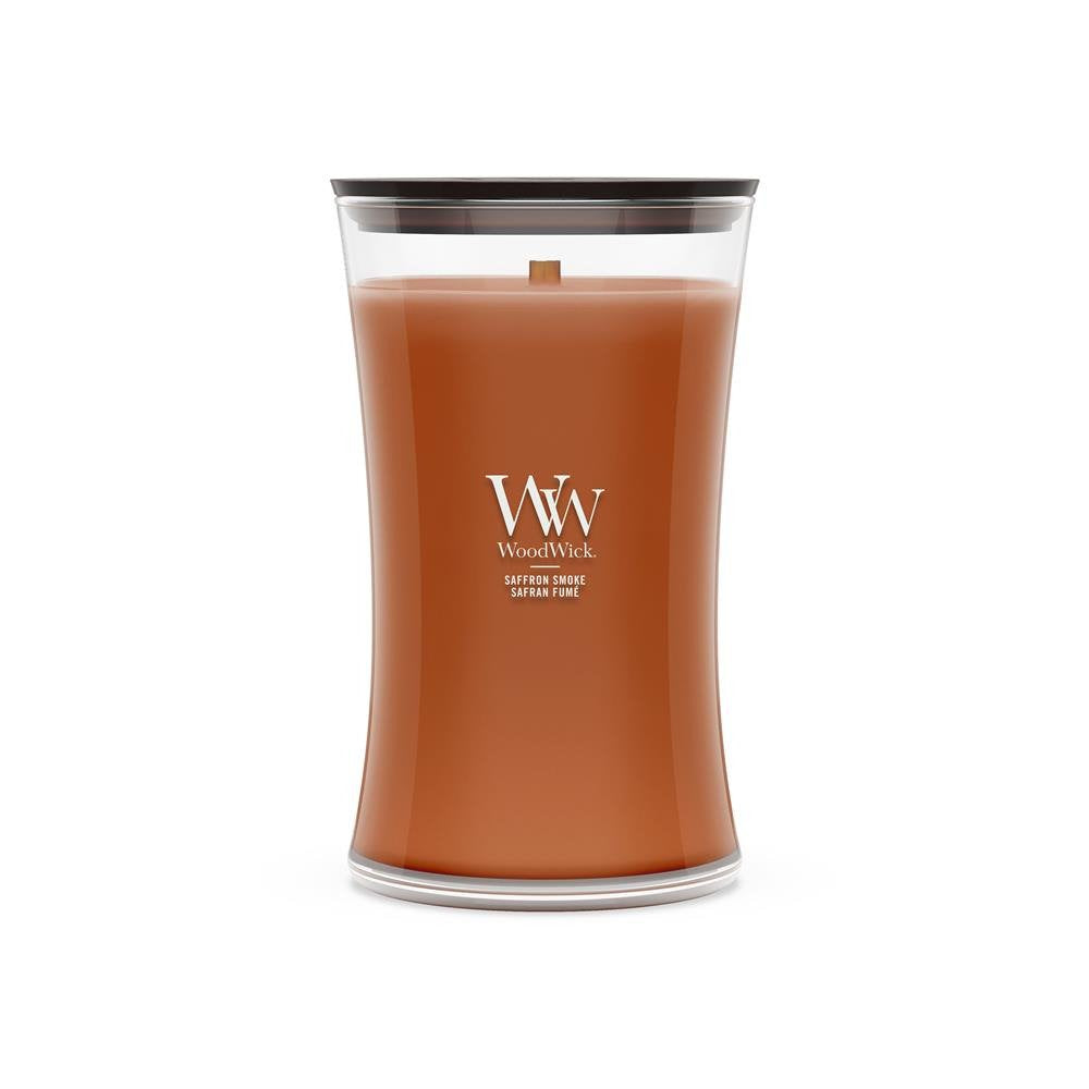 Woodwick Saffron Smoke Vela Cilindro Azafrán Marrón 1 Pieza(S)