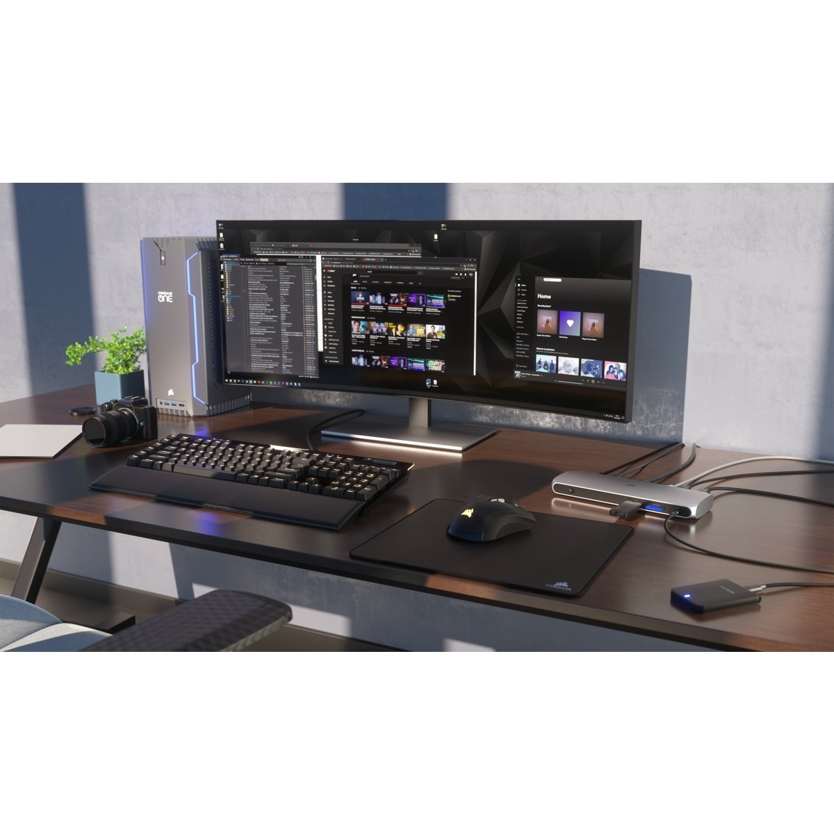 Corsair Tbt100 Thunderbolt 3 Dock, Dockingstation