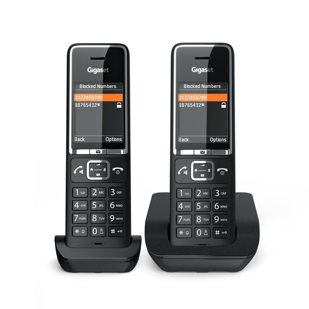 EAN 4250366866352 - Gigaset COMFORT 550 duo Teléfono analógico Identificador de llamadas Negro imagen 8