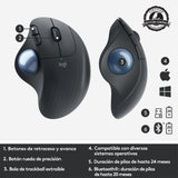 EAN 5099206092273 - Logitech 910-005872 ratón Oficina mano derecha RF Wireless + Bluetooth Trackball 2000 DPI imagen 19