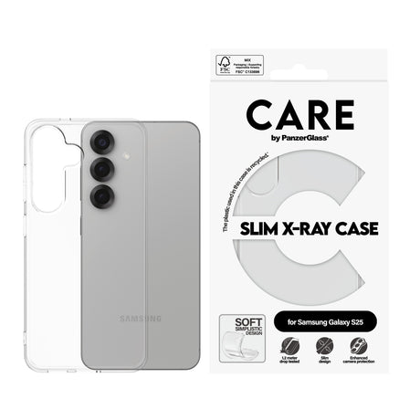 EAN 5715685016455 - PanzerGlass CARE™ by ® X-Ray Case Samsung Galaxy S25 funda para teléfono móvil Transparente imagen 2