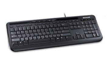 Microsoft Wired Keyboard 600, Black Teclado Usb Negro