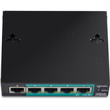 EAN 0710931161984 - Trendnet TE-FP051 switch No administrado Fast Ethernet (10/100) Energía sobre Ethernet (PoE) Negro imagen 4