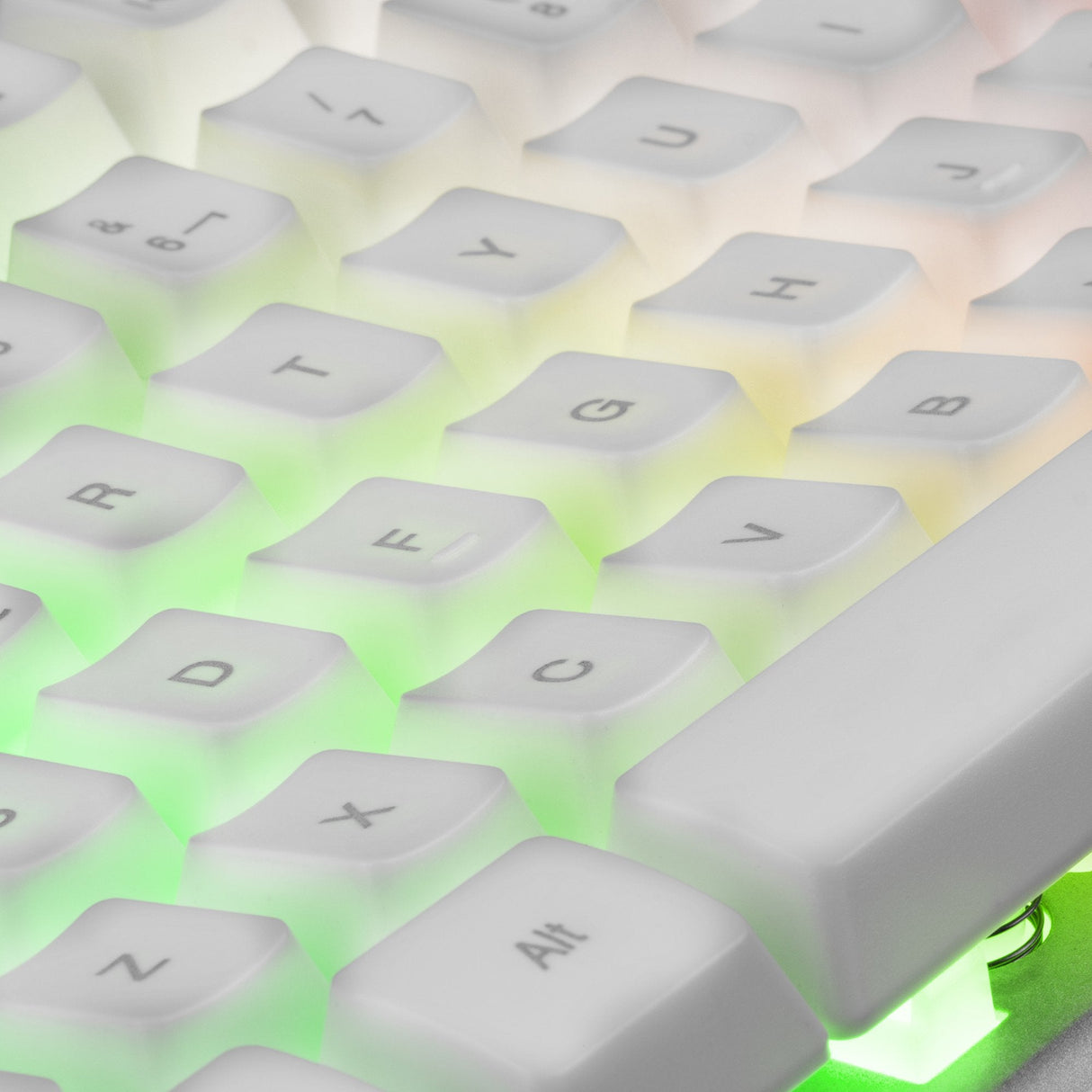 Mars Gaming Mk220 Teclado Gaming - Tecnologia H-Mech - Iluminacion Frgb Rainbow Halo - Panel De Aluminio - Alta