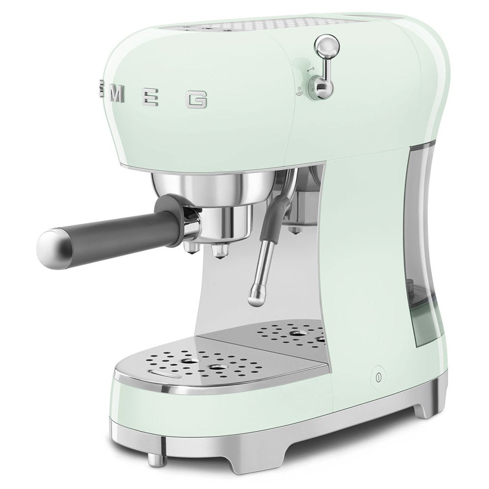 Cafetera Smeg Ecf02pgeu Portaft Portaft Expreso Verde Pastel,