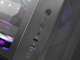 Caja Semitorre Atx Mc-Curv Negro Mars Gaming Atx/ 1xusb 3.0, 1xusb2.0, 1xusb-C/ 2x 3.5'' Hdd + 1x 2.5'' Ssd/