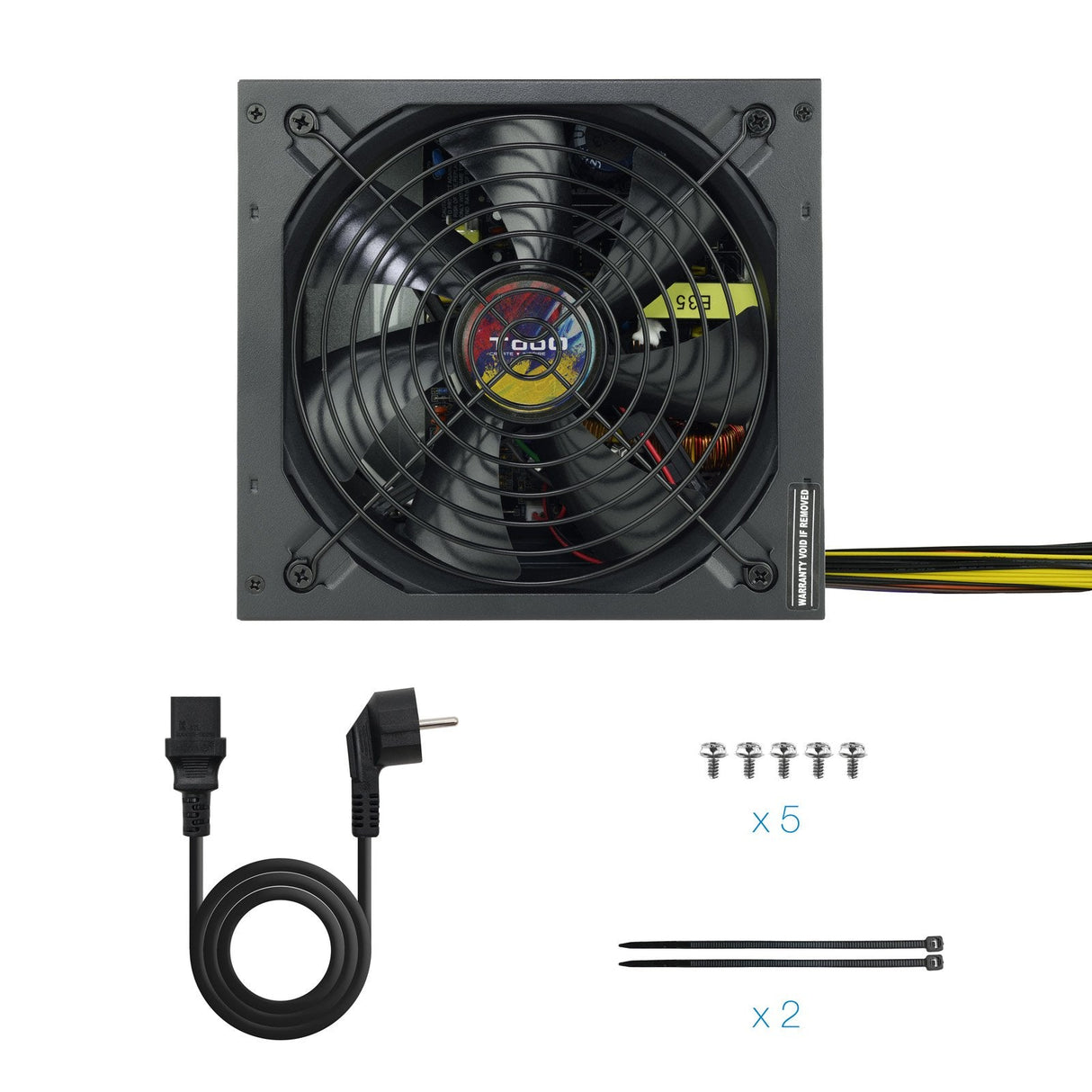 Tooq Fuente De Alimentación Atx 600w Con Pfc Activo