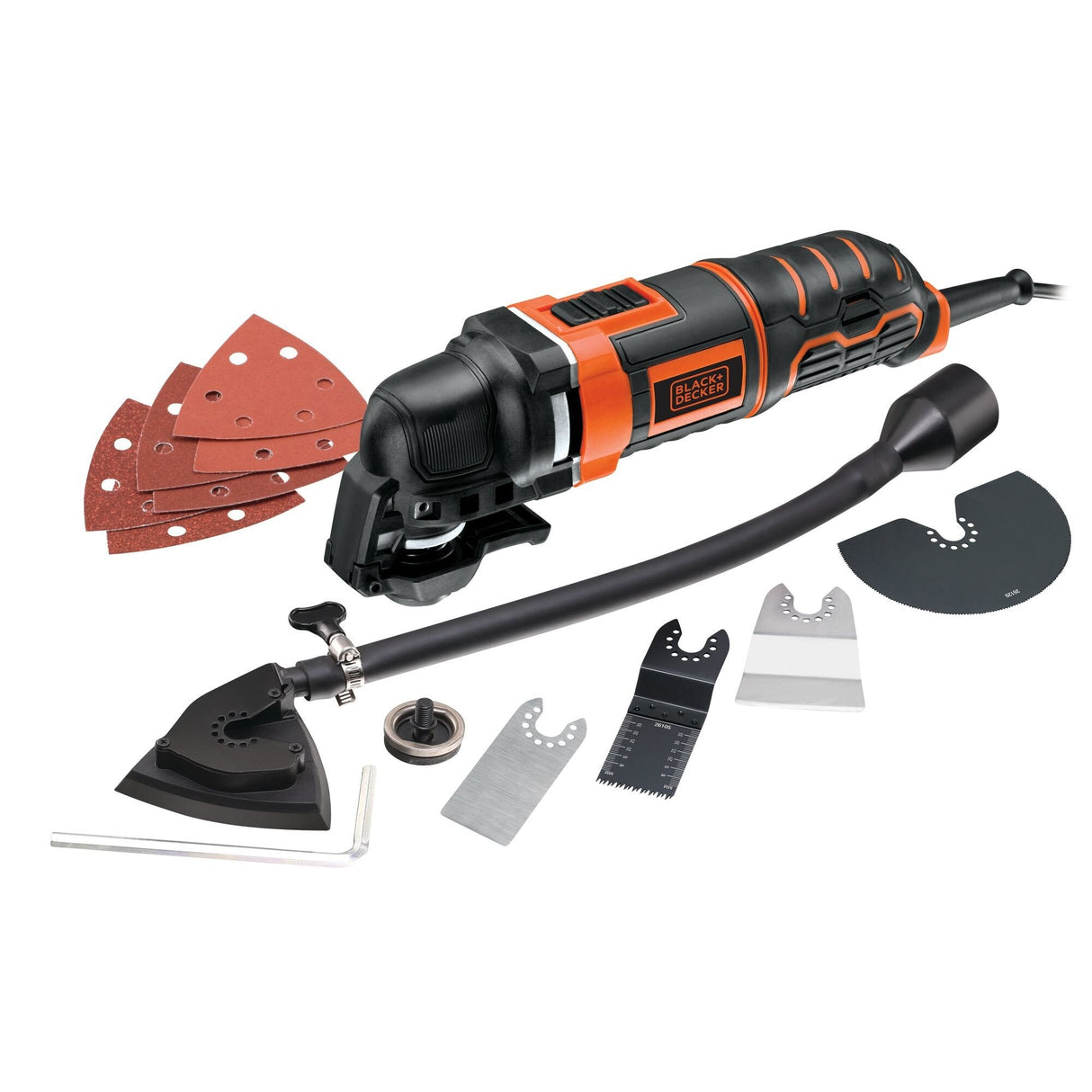 Black & Decker Mt300ka Herramienta Multifunción Incl. Accesorios, Incl. Caja 13 Piezas 300 W