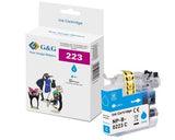 G&G Xl-Druckercartucho Compatible Con Brother Lc-223c
