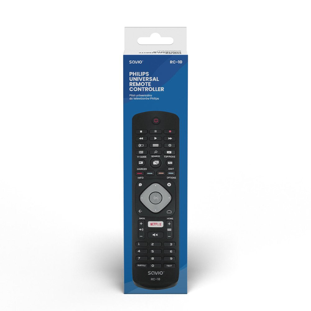 Savio Rc-10 Universal Control Remoto / Replacement For Philips Tv