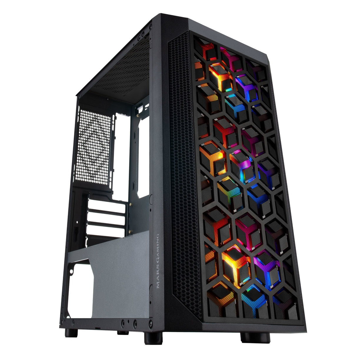 Caja Pc Marsgaming Microatx Mcmesh