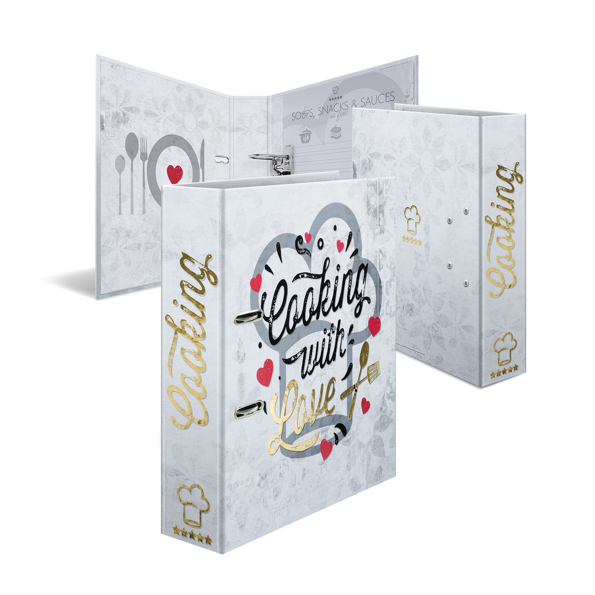 Carpeta De Recetas Herma Cocinar Con Amor A4