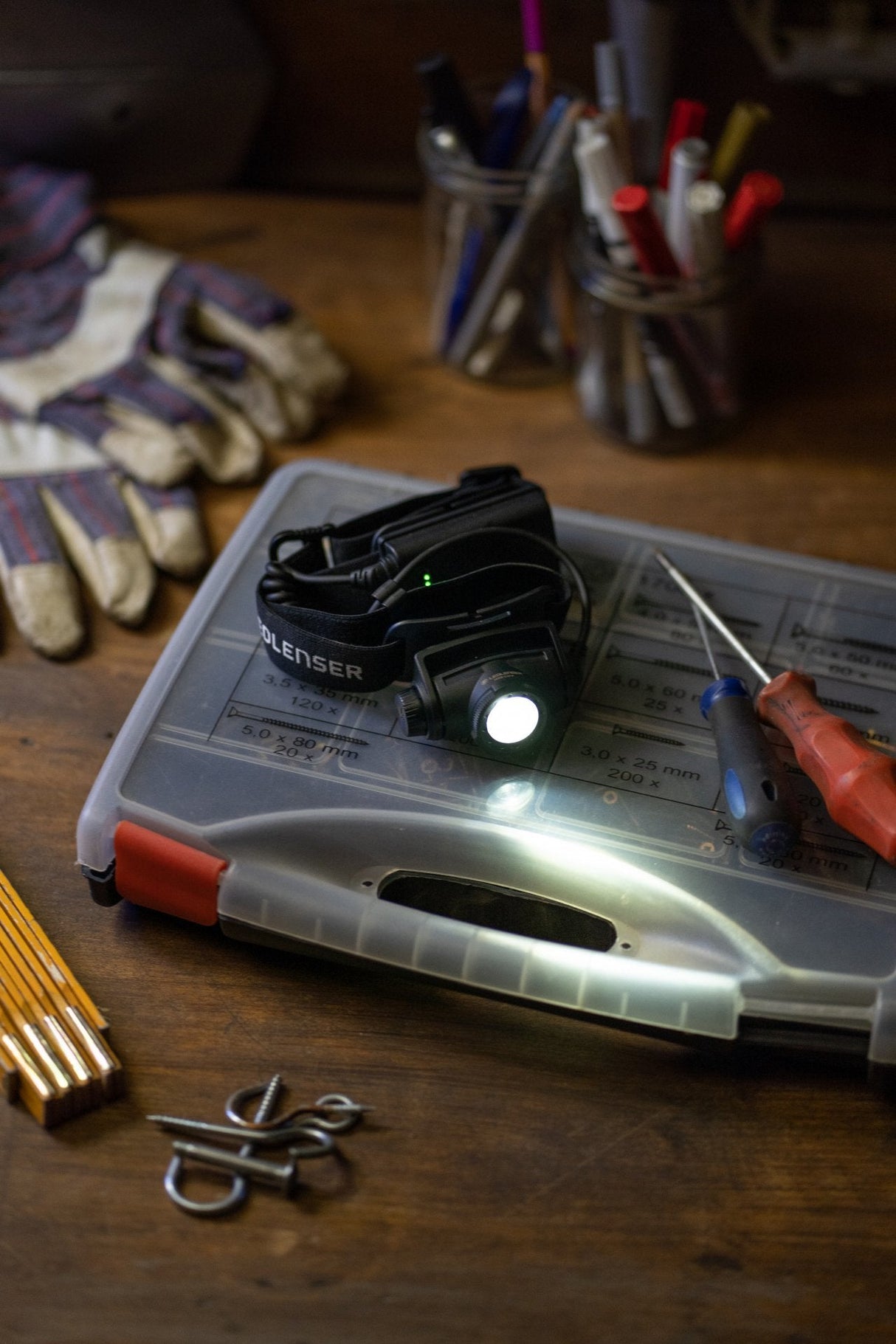 Led Lenser H7r Linterna Frontal Negra Rojo 1000lm