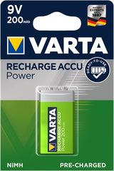 Varta Pila Recargable  Power 9v  200mah  1st.