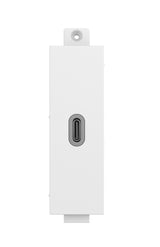 Placa Frontal Audiovisual Modular De La Gama Techconnect De Vision  Garantía Durante Toda La Vida Útil Del Producto  Módulo Usb-C  Toma 3.1 Tipo "C" En La Parte Frontal  Con Un Cable Provisto De Dos Tomas En Su Extremo 1 Para Hdmi Y 1 Para
