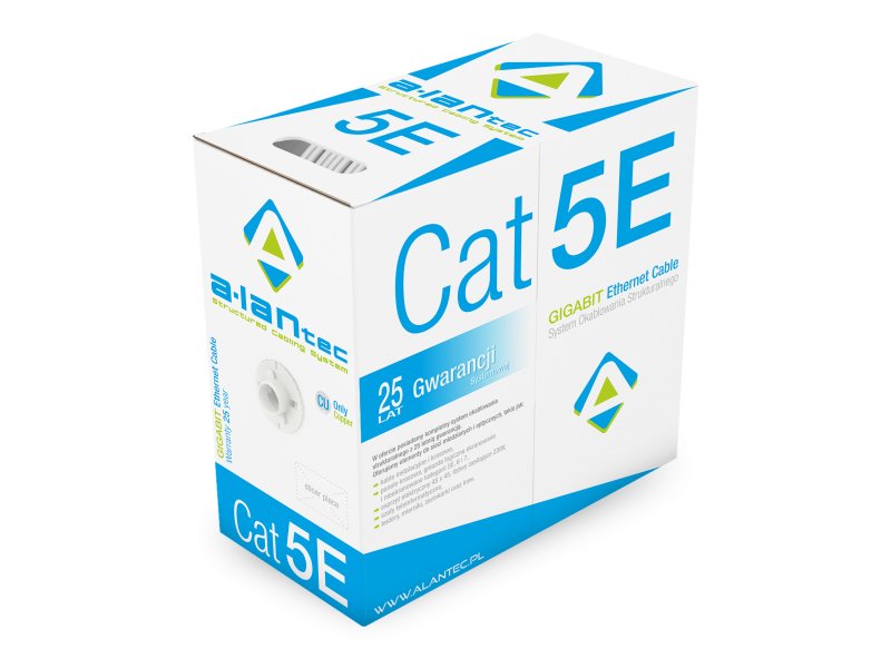 EAN 5901738551176 - Alantec KIF5LSOH305 cable de red Gris 305 m Cat5 U/UTP (UTP) imagen 1