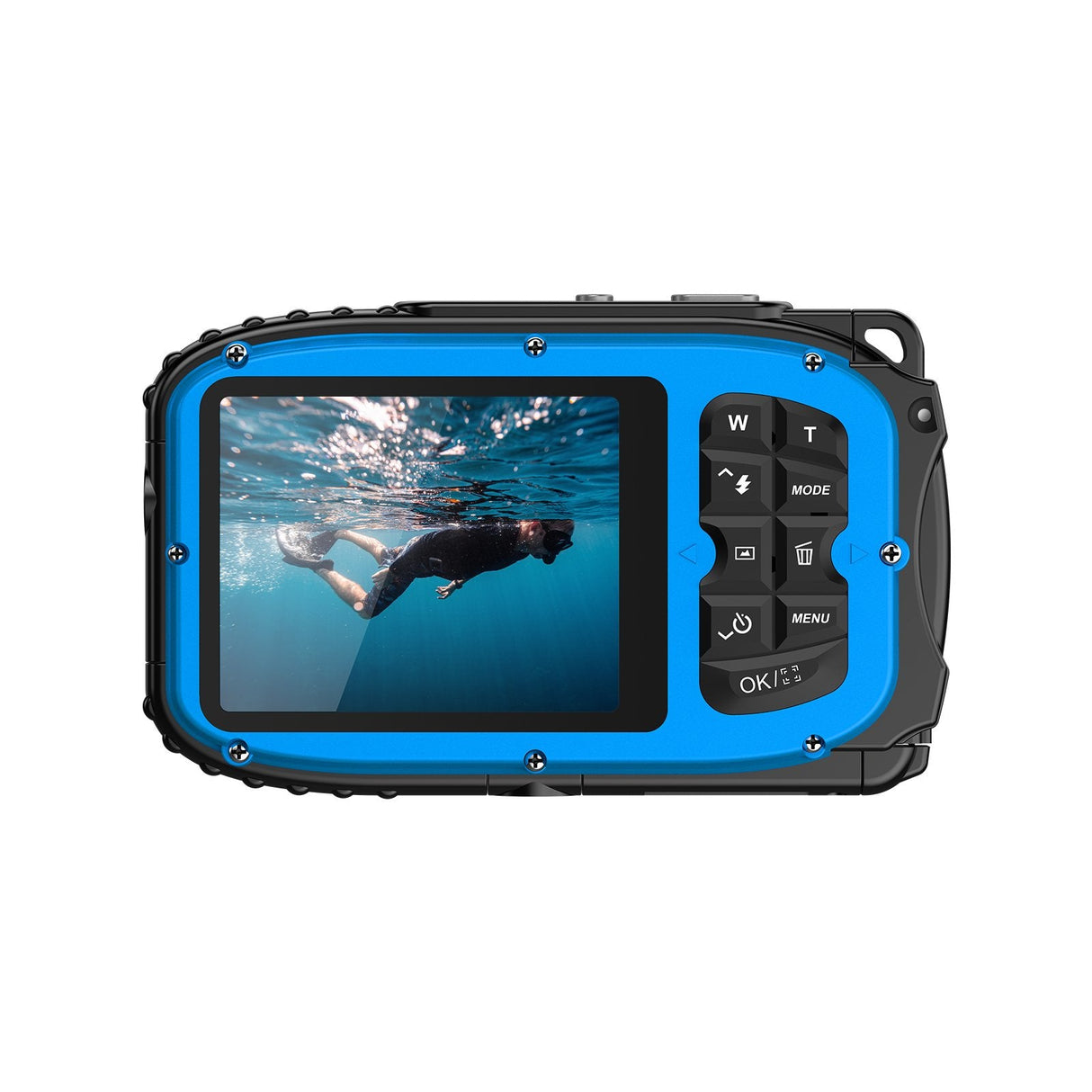 C Mara Foto Agfaphoto Wp6000 Blue 18mp Waterproof