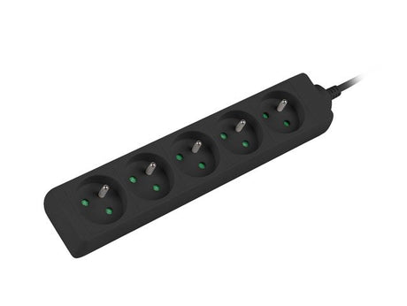 EAN 5901969414899 - Lanberg PS0-05E-0300-BK base múltiple 3 m 5 salidas AC Interior Negro imagen 4