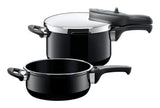 Silit Silargan Sicomatic T-Plus Schnellkochtopf-Set (Negro, Ø 22 Cm, 4,5 L Y 3,0 L) 2129304111