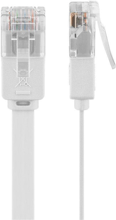 Goobay Cable De Red Rj-45 Cat.6 U/Utp 15m Blanco