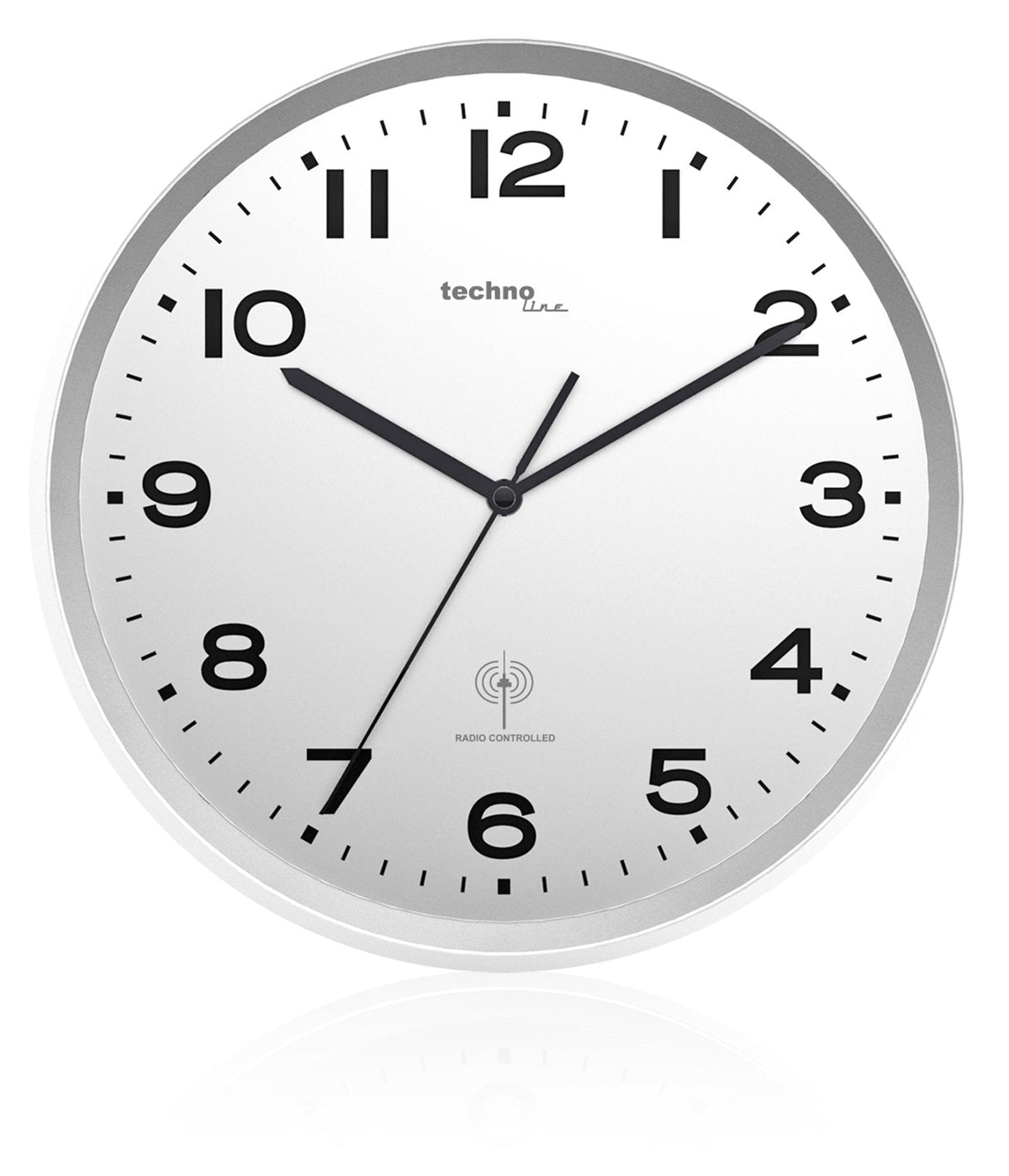 Technoline Wt 8500-2 Plata Radiocontrollato Orologio Da Parete 30 Cm X 4.1