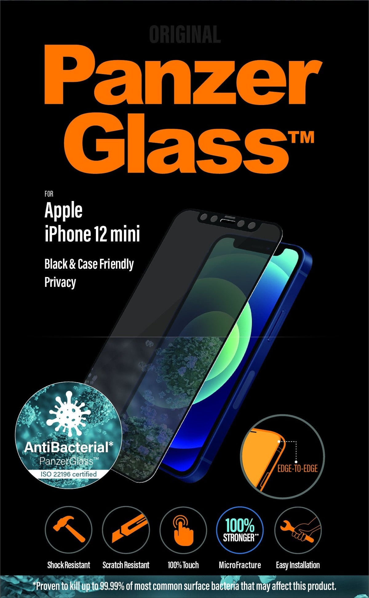 Panzerglass E2e Privacy Glass For Iphone 12 Mini - Panzerglass 2710 Sin Serials