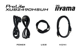 EAN 4948570123186 - iiyama ProLite XUB2490HSUH-B1 pantalla para PC 60,5 cm (23.8") 1920 x 1080 Pixeles Full HD LED Negro imagen 21