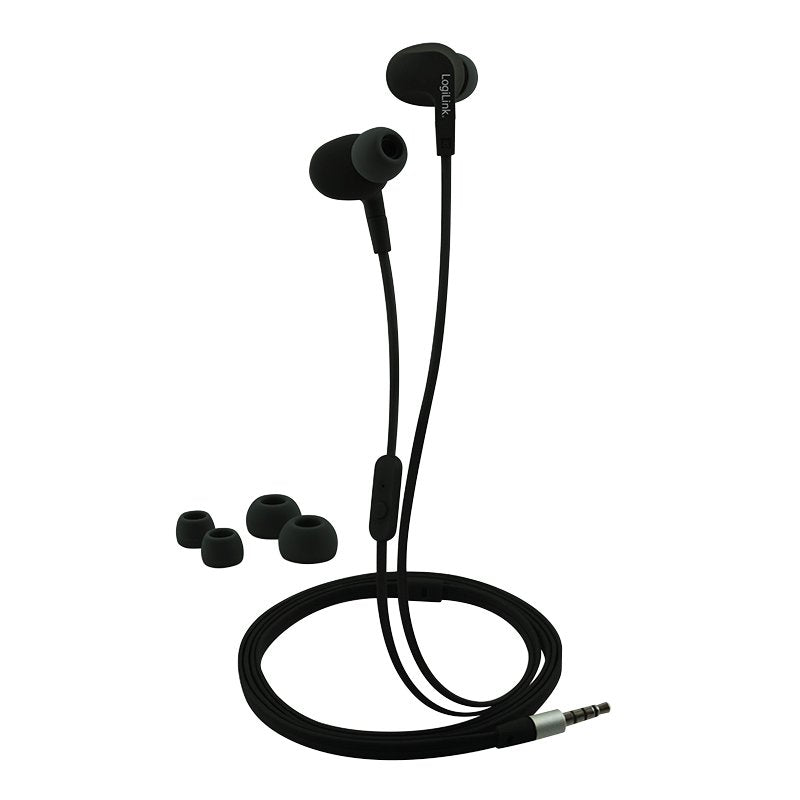 Logilink Hs0042 Auricular Y Casco Auriculares Dentro De Oído Negro