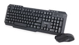 EAN 8716309091541 - Gembird KBS-WM-02 teclado Ratón incluido Oficina RF inalámbrico QWERTY Inglés de EE. UU. Negro imagen 2
