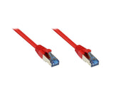 Goodconnections Cable De Red Con Protector De Pestaña, Cat. 6a, S Ftp, Pimf, Libre De Halógenos, 500mhz, Rojo, 10m,