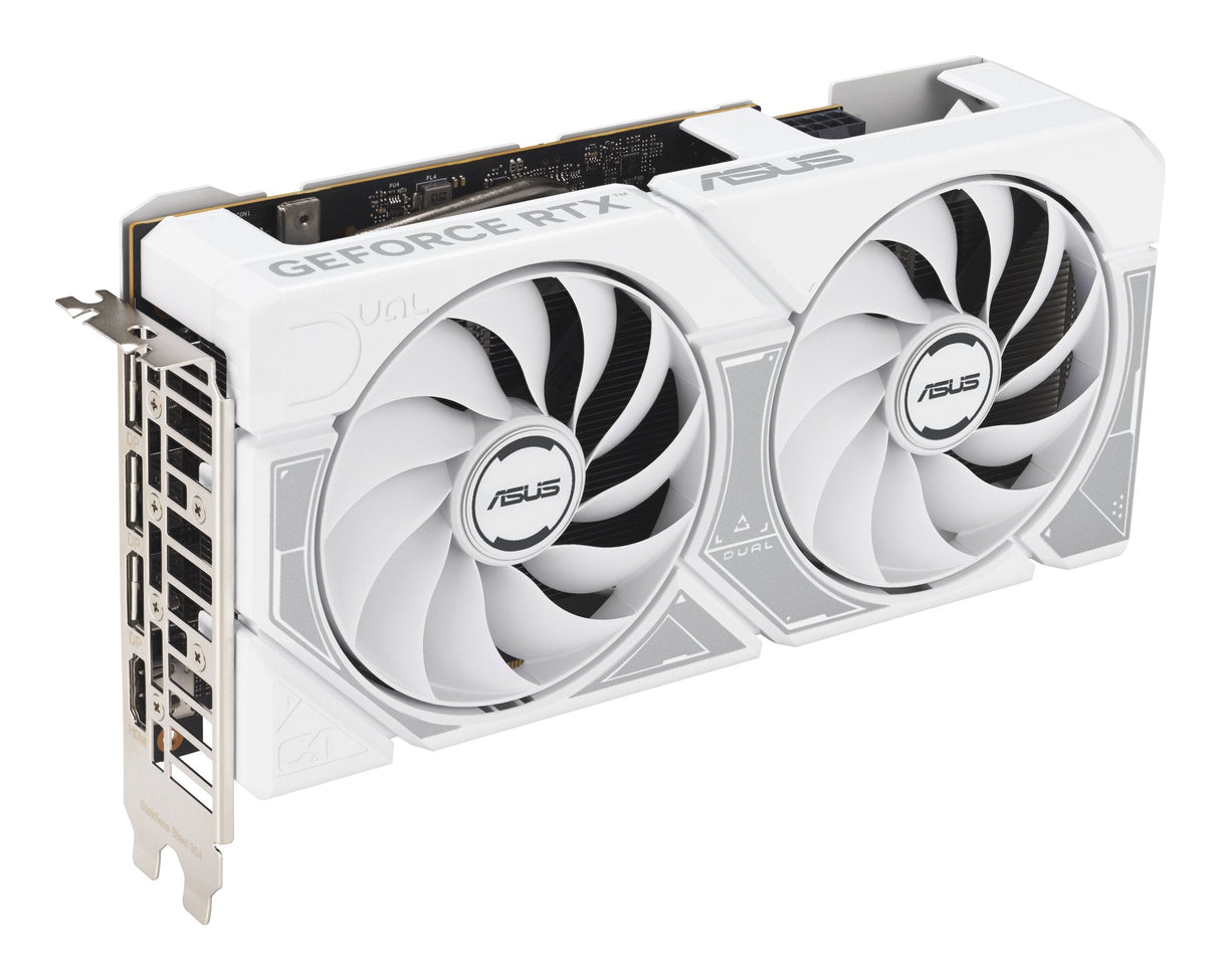 Graphics Card Asus Nvidia Geforce Rtx 5060 8 Gb Gddr7 128 Bit Pcie 5.0 16x Dual Slot Fansink Dual-Rtx5060-O8g-White